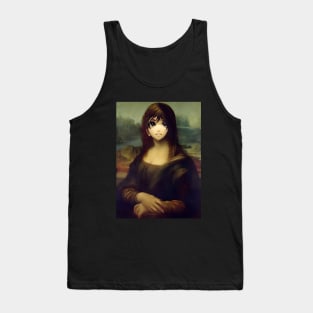 Beaux Animes Art ...The Mona Lisa (La Gioconda) - Leonardo da Vinci re-imagined as an anime. Tank Top